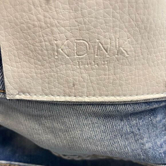 KDNK 11 4 14 11 Men’s Distressed Destroyed Jeans Blue Size 34 - Picture 5 of 12